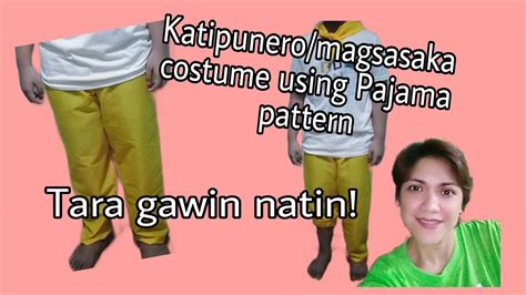 Katipunero/Magsasaka costume for online folk dance  .